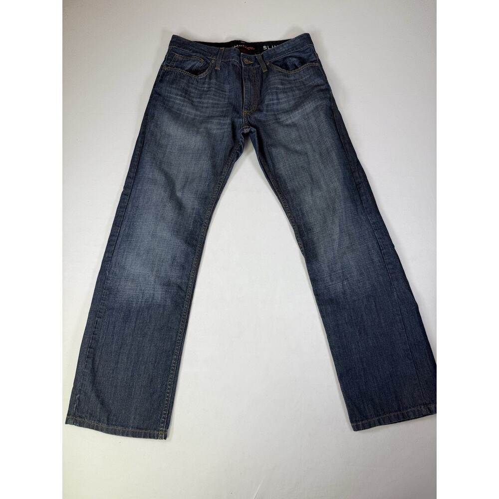 Vintage Y2K Tony Hawk Fits 30x29 Men’s Skater Blue Jeans Wide Leg Straight Baggy